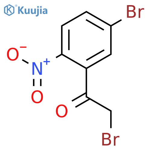 2-bromo-1-(5-bromo-2-nitrophenyl)ethan-1-one structure
