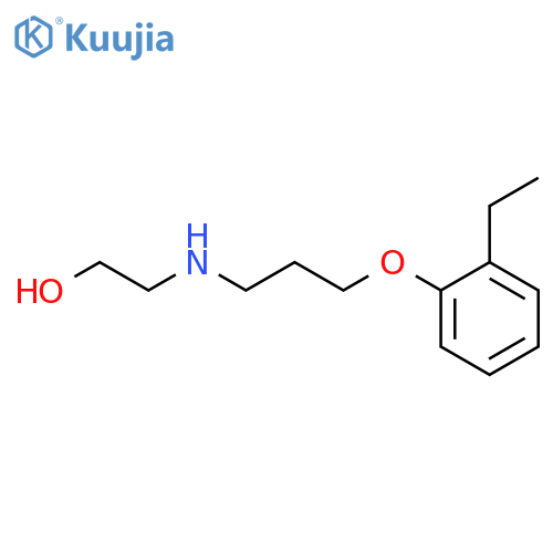 Ethanol, 2-[[3-(2-ethylphenoxy)propyl]amino]- (9CI) structure