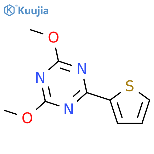1,3,5-Triazine, 2,4-dimethoxy-6-(2-thienyl)- structure