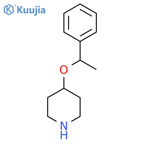 4-(1-Phenylethoxy)piperidine structure