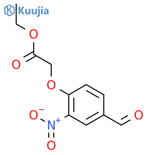 Ethyl (4-formyl-2-nitrophenoxy)acetate structure