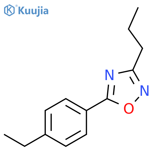 1,2,4-Oxadiazole,5-(4-ethylphenyl)-3-propyl-(9CI) structure