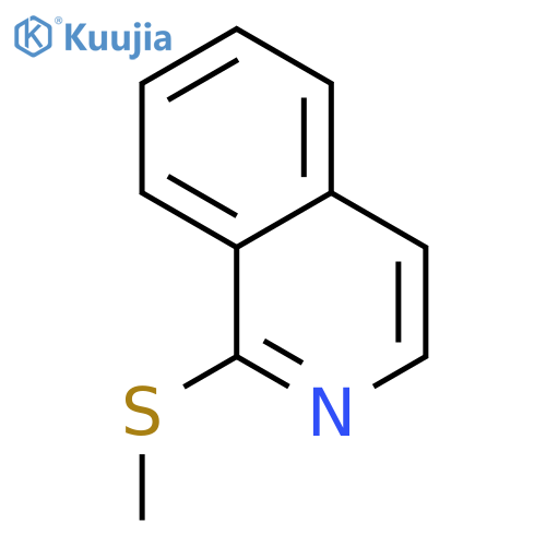Isoquinoline, 1-(methylthio)- structure