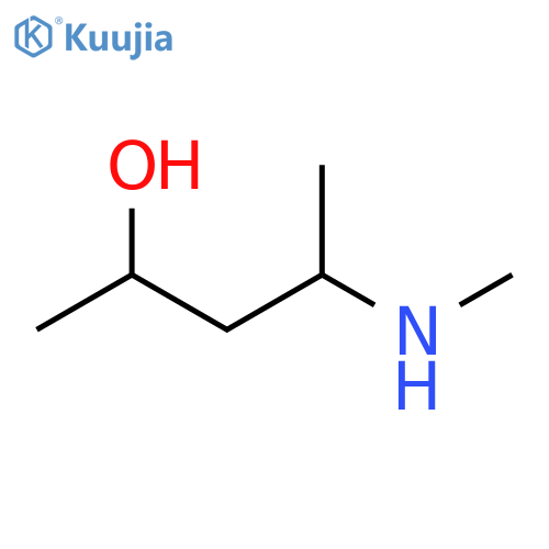 2-Pentanol, 4-(methylamino)- structure