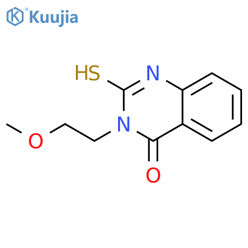 3-(2-Methoxyethyl)-2-sulfanyl-3,4-dihydroquinazolin-4-one structure