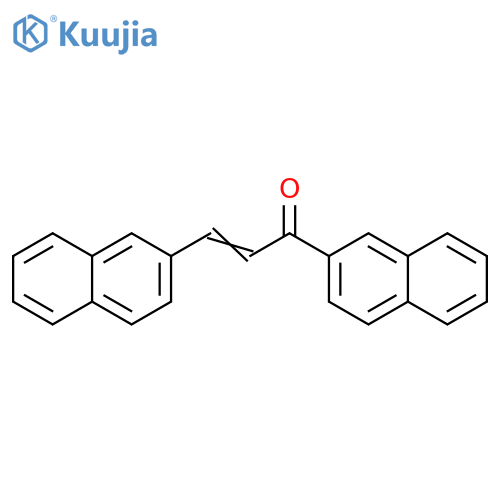 2-propen-1-one, 1,3-di-2-naphthalenyl- (en) structure