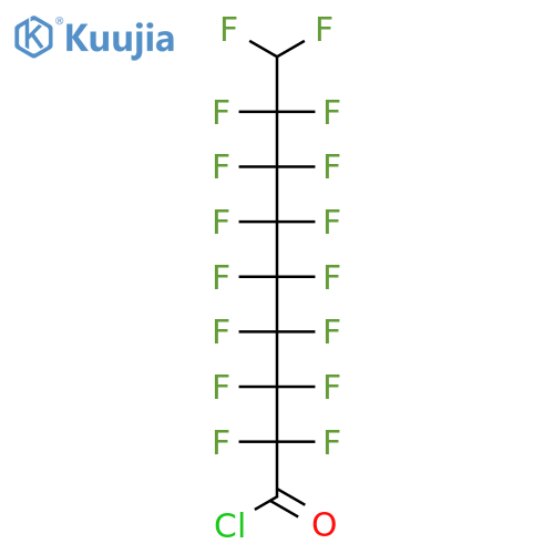 Nonanoyl chloride,2,2,3,3,4,4,5,5,6,6,7,7,8,8,9,9-hexadecafluoro- structure