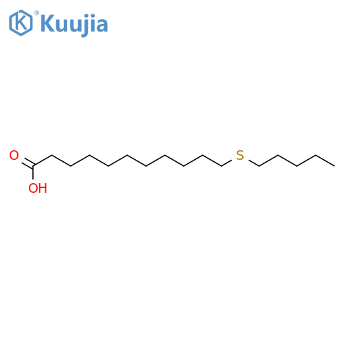 11-pentylsulfanylundecanoic Acid structure