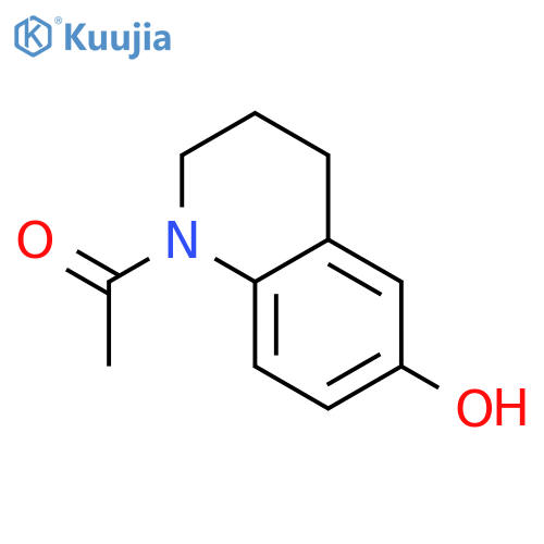 1-(6-Hydroxy-3,4-dihydroquinolin-1(2H)-yl)ethanone structure