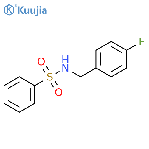 N-(4-fluorophenyl)methylbenzenesulfonamide structure