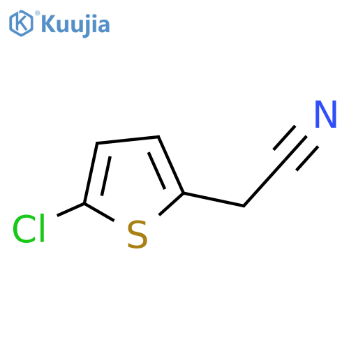2-(5-Chlorothiophen-2-yl)acetonitrile structure