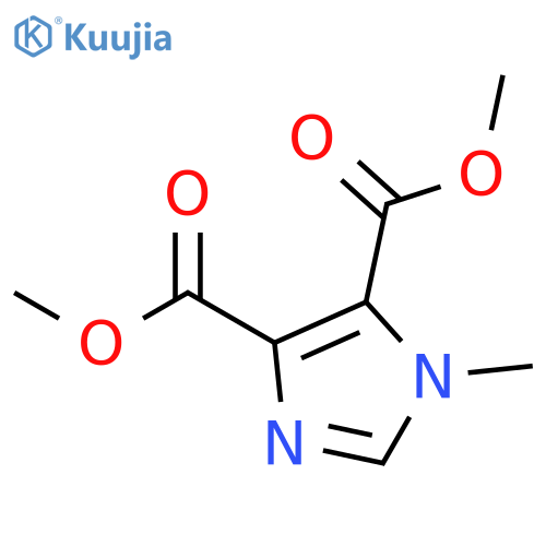 Dimethyl 1-methyl-1H-imidazole-4,5-dicarboxylate structure