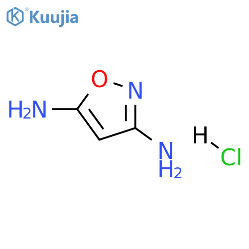 1,2-oxazole-3,5-diamine hydrochloride structure