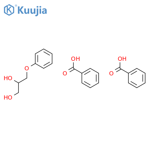 1,2-Propanediol, 3-phenoxy-, dibenzoate structure
