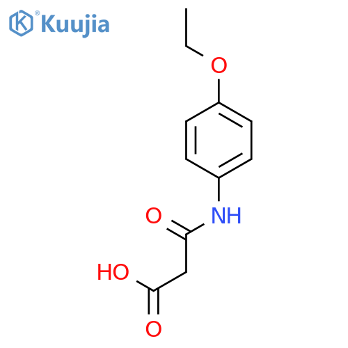3-(4-ethoxyphenyl)amino-3-oxopropanoic Acid structure