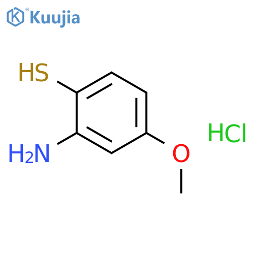 2-amino-4-methoxybenzene-1-thiol hydrochloride structure