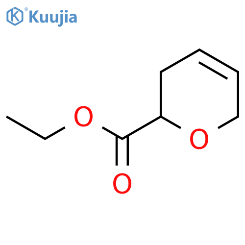 2H-​Pyran-​2-​carboxylic acid, 3,​6-​dihydro-​, ethyl ester structure