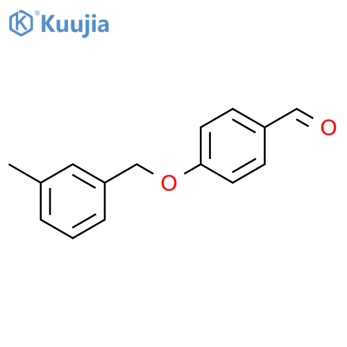 4-[(3-methylphenyl)methoxy]benzaldehyde structure