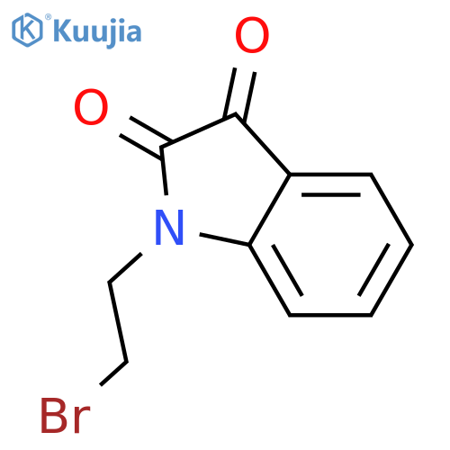 1-(2-Bromoethyl)-1H-indole-2,3-dione structure