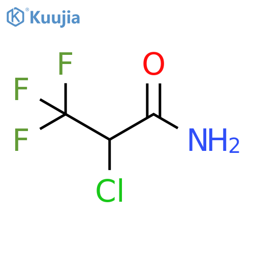 Propanamide, 2-chloro-3,3,3-trifluoro- structure