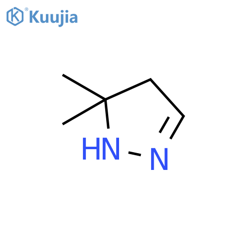 5,5-dimethyl-4,5-dihydro-1H-pyrazole structure