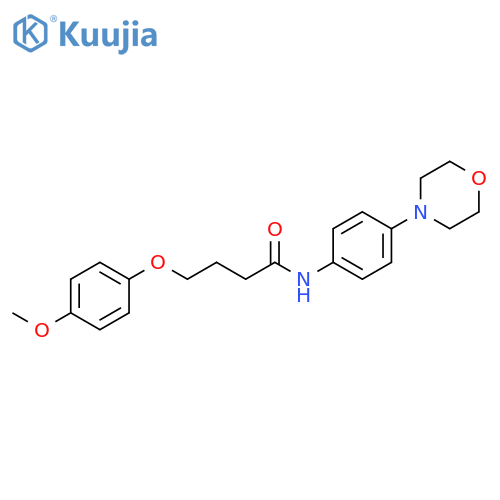 4-(4-methoxyphenoxy)-N-4-(morpholin-4-yl)phenylbutanamide structure