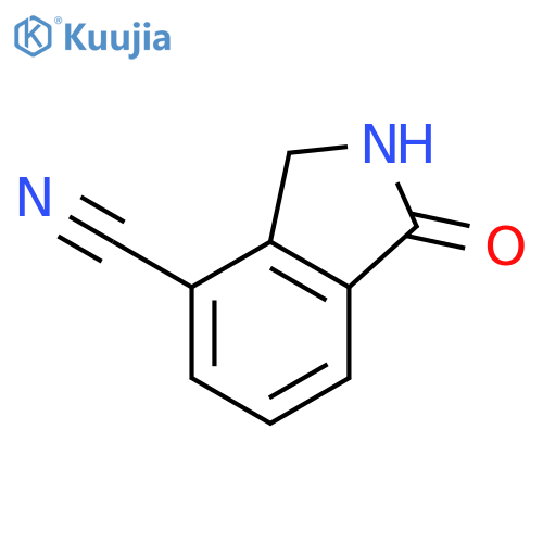 1-Oxoisoindoline-4-carbonitrile structure