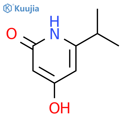 2(1H)-Pyridinone,4-hydroxy-6-(1-methylethyl)- structure