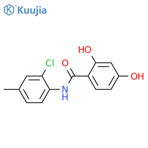 BENZAMIDE, N-(2-CHLORO-4-METHYLPHENYL)-2,4-DIHYDROXY- structure