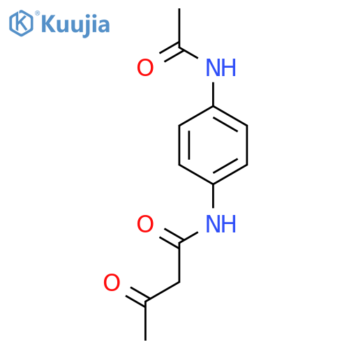 N-4-(Acetylamino)phenyl-3-oxobutanamide structure