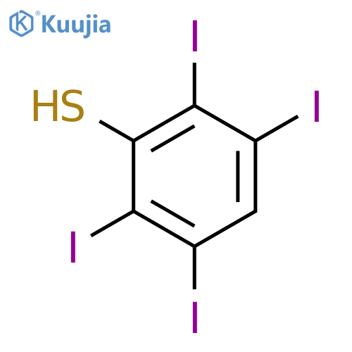 Benzenethiol, 2,3,5,6-tetraiodo- structure