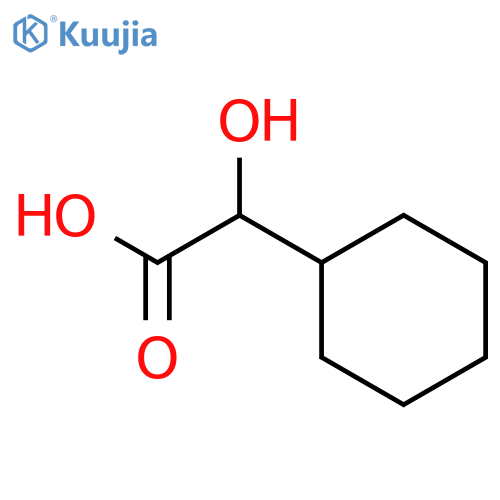 2-cyclohexyl-2-hydroxyacetic acid structure