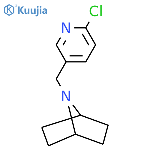 7-(6-chloropyridin-3-yl)methyl-7-azabicyclo2.2.1heptane structure