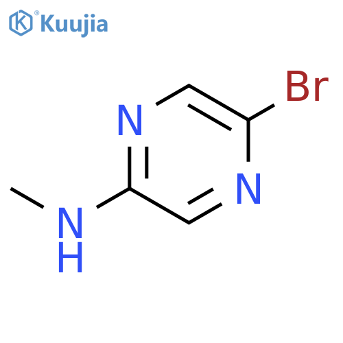 5-Bromo-N-methylpyrazin-2-amine structure