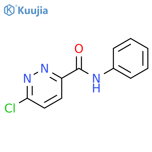 6-Chloro-N-phenylpyridazine-3-carboxamide structure