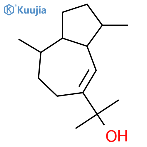 6-Guaien-11-ol; (1α,4β,5α,10β)-form structure