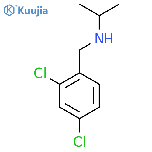 [(2,4-dichlorophenyl)methyl](propan-2-yl)amine structure