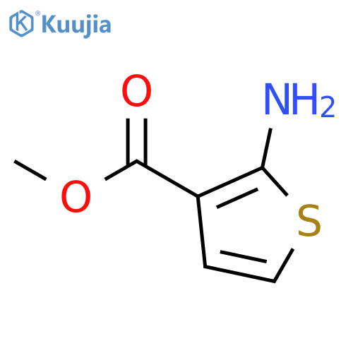 Methyl 2-aminothiophene-3-carboxylate structure