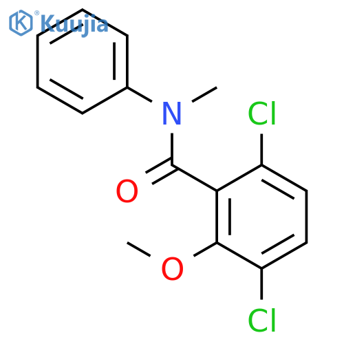Benzamide, 3,6-dichloro-2-methoxy-N-methyl-N-phenyl- structure