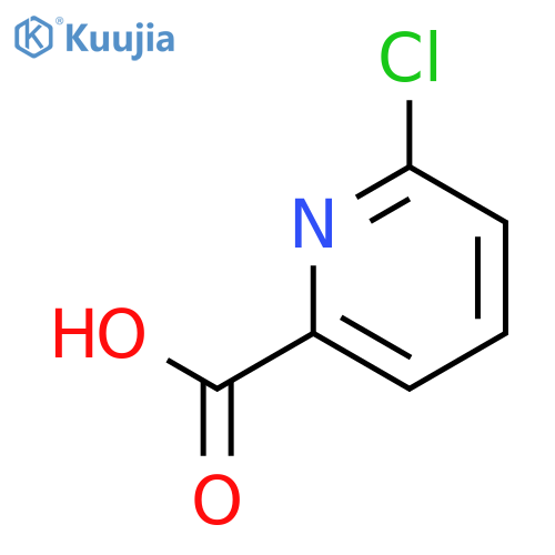 6-chloropyridine-2-carboxylic acid structure