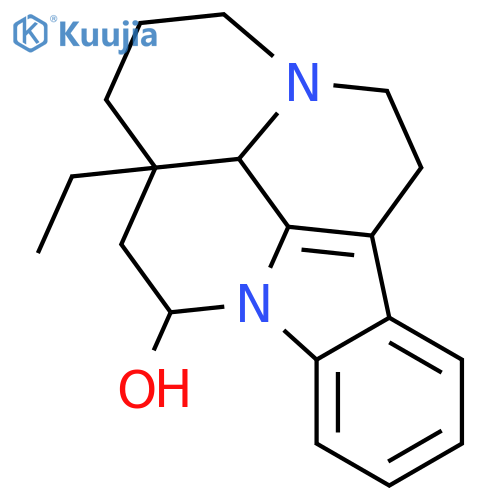 (-)-14,15-Dihydroeburnamenine-14α-ol; (+)-Isoeburnamine; 14,15-Dihydroeburnamenine-14α-ol structure