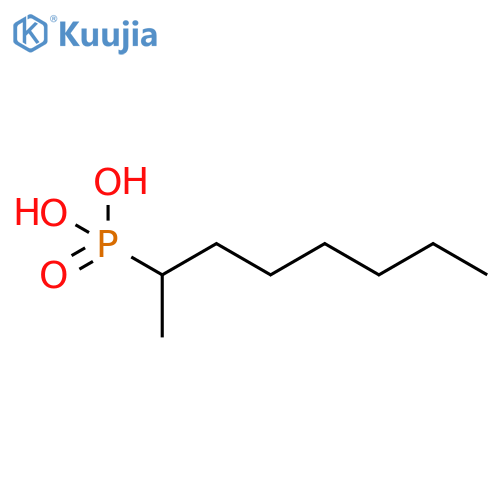(1-Methylheptyl)phosphonic Acid structure