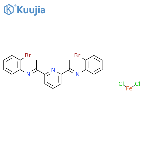 2,6-Bis-[1-(2-bromophenylimino)-ethyl]pyridine iron(II) dichloride structure