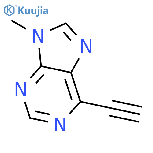 6-ethynyl-9-methyl-9H-Purine structure
