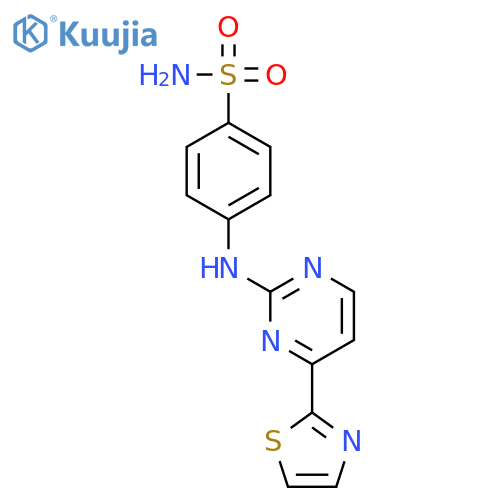 BENZENESULFONAMIDE, 4-[[4-(2-THIAZOLYL)-2-PYRIMIDINYL]AMINO]- structure
