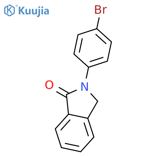 1H-Isoindol-1-one, 2-(4-bromophenyl)-2,3-dihydro- structure