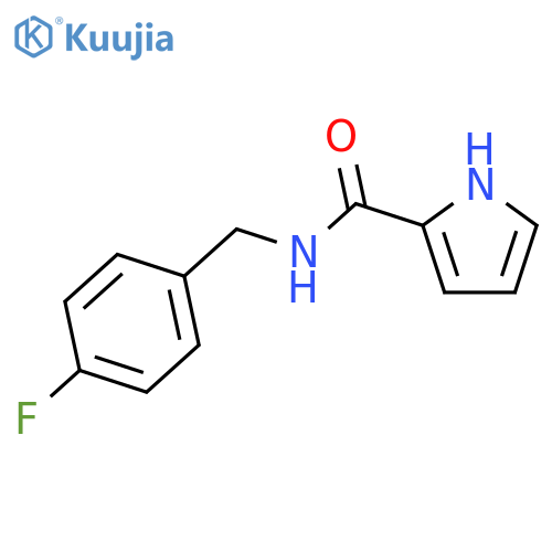 1H-PYRROLE-2-CARBOXAMIDE, N-[(4-FLUOROPHENYL)METHYL]- structure