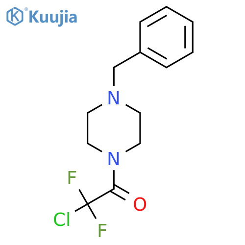 1-(4-Benzylpiperazino)-2-chloro-2,2-difluoro-1-ethanone structure