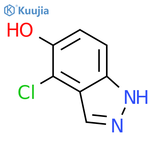 4-Chloro-1H-indazol-5-ol structure