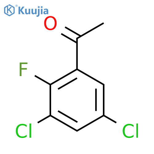 1-(3,5-Dichloro-2-fluorophenyl)ethanone structure